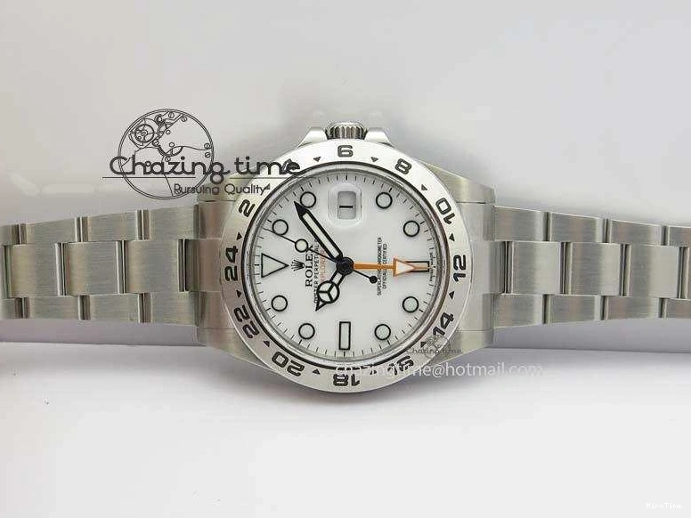 MiroTime 0412 Explorer II 42mm 216570 1:1 Noob Best Edition White Dial A3187 (Correct Hand Stack) Sophisticated 3837